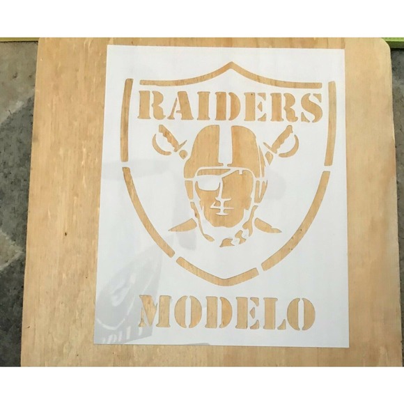 Unbranded Art Stencils Painting Size X8 Las Vegas Raiders Modelo